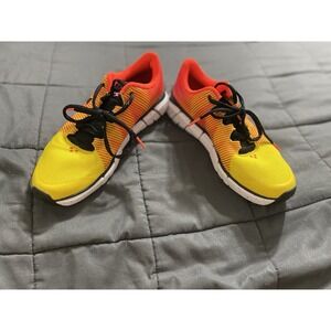 Under Armour X Level Scramjet Series Orange/Yellow Running Shoes 6.5Y Boys